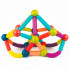 Set de constructie din cuburi magnetice educative pentru copii 128 de piese, multicolor [9]