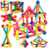 Set de constructie din cuburi magnetice educative pentru copii 100 de piese, colorate [19]