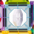 Set de constructie din cuburi magnetice educative pentru copii 66 de piese, multicolor [2]
