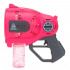Pistol automat pentru baloane de sapun cu LED, acumulator inclus reincarcabil, 57 orificii, 24x24 cm, roz [21]