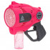 Pistol automat pentru baloane de sapun cu LED, acumulator inclus reincarcabil, 57 orificii, 24x24 cm, roz [4]