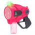 Pistol automat pentru baloane de sapun cu LED, acumulator inclus reincarcabil, 57 orificii, 24x24 cm, roz [5]