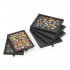 Tabla pentru organizare puzzle cu 6 sertare si capac, pliabila, din fetru, pana la 1500 piese, 77x52 cm, gri [15]