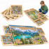 Masa suport rotativa pentru puzzle de pana la 1000 de piese, cu 4 sertare extensibile pentru sortarea pieselor, baza rotativa pentru acces usor, blat [3]