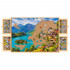 Masa suport rotativa pentru puzzle de pana la 1000 de piese, cu 4 sertare extensibile pentru sortarea pieselor, baza rotativa pentru acces usor, blat [7]