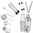Set Cocktail Shaker Kit pentru barmani 700ml, KI18, 18 piese [37]