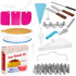 Set patiserie cu platou rotativ, 124 piese cu sabloane pentru ornarea prajiturilor [3]