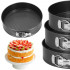 Set 3 forme de copt, 27, 25 si 23 cm, cu fund detasabil, gri [16]