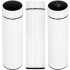 Cana termos Smart, inox, display LED, afisare temperatura, 500ml, 23cm, alb [25]