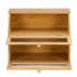 Cutie pentru paine cu 2 niveluri din bambus, cu ferestre transparente si inchidere magnetica, 39x25x32 cm, natur [6]