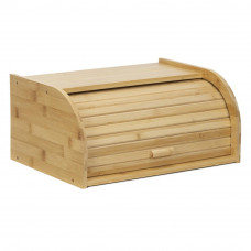 Cutie pentru paine din bambus cu capac glisant, raft superior, 38x28x18 cm, bambus natur maro Cutie pentru paine din bambus cu capac glisant, raft superior, 38x28x18 cm, bambus natur maro
