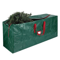 Geanta pentru depozitarea si transportul bradului artificial de pana la 240 cm, material rezistent din PE si PP pentru protectie, fermoar lung pentru