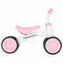 Bicicleta fara pedale pentru copii 4 roti, otel carbon, roti EVA, maxim 30 kg, 54x24x39 cm, roz si alb [5]