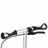 Trotineta pliabila pentru copii, 2 roti cu iluminare LED, frana de mana si picior, reglabila pe inaltime, maxim 100 kg, 73x36x94 cm, negru si alb [7]