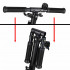 Trotineta urbana pliabila, roti PU 200 mm, ghidon reglabil, frana spate, maxim 100 kg, 90x39x95 cm, negru si gri [8]