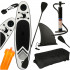 Placa Stand up paddle SUP gonflabila cu vasla, pompa si accesorii, 320x80x19 cm, 150 kg, gri [7]