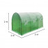Sera gradina 300x200x200 cm, 6 ferestre, usa cu fermoar, folie PE 130g/m², verde [2]