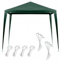 Pavilion gradina 250x250x255 cm, structura metalica cu 4 picioare, acoperis PE 90g/mp, verde Pavilion gradina 250x250x255 cm, structura metalica cu 4 picioare, acoperis PE 90g/mp, verde