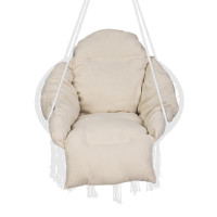 Perna mare pentru leagan tip cuib 64x56x66 cm, cu suport pentru picioare si cap, ecru