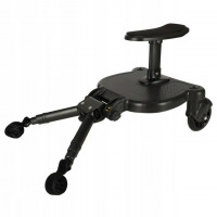 Platforma pentru carucior 55x33x36 cm, cu sezut pentru al doilea copil, montaj rapid, compatibilitate universala, neagra