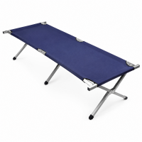 Pat pliabil pentru camping, cadru otel, husa transport, 191x76x42 cm, maxim 150 kg, albastru Pat pliabil pentru camping, cadru otel, husa transport, 191x76x42 cm, maxim 150 kg, albastru