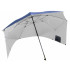 Umbrela de plaja tip cort 2 in 1 cu paravan lateral, ventilatie si protectie UV, diametru 213 cm, albastru [5]