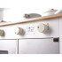 Bucatarie din lemn pentru copii cu accesorii, MDF si lemn, 68x25x82 cm, gri si alb [11]