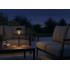 Lampion solar exterior, iluminare LED ambientala, 33 cm, design model veioza, incarcare solara, negru [2]