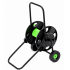 Suport pentru furtun gradina cu tambur si cadru metalic, capacitate 50 m, negru [3]