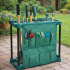 Organizator suport compact pentru unelte de gradina, cu buzunare, cadru metalic, 58x31x60 cm [5]