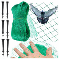 Plasa anti pasari pentru pomi fructiferi si vita de vie, ochiuri 20x20 mm, polipropilena, 4x5 m, verde Plasa anti pasari pentru pomi fructiferi si vita de vie, ochiuri 20x20 mm, polipropilena, 4x5 m, verde