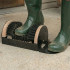 Curatator incaltaminte cu perii pentru exterior, cadru metalic si baza din lemn, 23x15x11 cm [6]