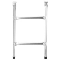Scara universala din otel pentru trambuline, 2 trepte, 62cm