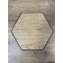 Set 6 panouri decorative hexagonale MDF si fetru, LDA PREMIUM, 30x26 cm, Stejar Saragossa [2]