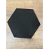 Set 6 panouri decorative hexagonale MDF si fetru, LDA PREMIUM, 30x26 cm, Stejar Saragossa [6]