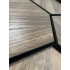 Set 6 panouri decorative hexagonale MDF si fetru, LDA PREMIUM, 30x26 cm, Nuc Modena [8]