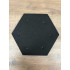 Set 6 panouri decorative hexagonale MDF si fetru, LDA PREMIUM, 30x26 cm, Nuc Modena [11]