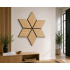 Set 9 panouri decorative romb MDF si fetru, LDA PREMIUM, 40x24 cm, Stejar Saragossa [3]