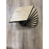 Set 9 panouri decorative romb MDF si fetru, LDA PREMIUM, 40x24 cm, Stejar Saragossa [15]