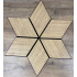 Set 9 panouri decorative romb MDF si fetru, LDA PREMIUM, 40x24 cm, Stejar Saragossa [7]