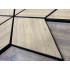 Set 9 panouri decorative romb MDF si fetru, LDA PREMIUM, 40x24 cm, Stejar Saragossa [9]