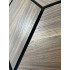 Set 9 panouri decorative romb MDF si fetru, LDA PREMIUM, 40x24cm, Nuc Modena [12]