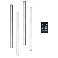 Set iluminare led pentru riflaje MDF, varianta I, 4 lampi x 0.5 metri, 520 lm, 5.6W, telecomanda Set iluminare led pentru riflaje MDF, varianta I, 4 lampi x 0.5 metri, 520 lm, 5.6W, telecomanda