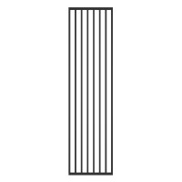 Riflaj perete despartitor MDF, LDA PREMIUM, Negru, 275x58 cm