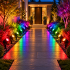 Set 6 proiectoare LED Smart RGB pentru gradina, control prin aplicatie, culori si efecte luminoase personalizabile, lungime totala 13 m, conectare pan [4]