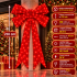 Decoratiune de Craciun 3D LED in forma de funda gigant, 210 cm inaltime, 368 LED-uri cu lumina rosie, iluminare festiva pentru intrari, hoteluri si sp [2]