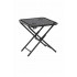 Masa turistica pliabila pentru camping, cu suport pahare, 50x50x50 cm, negru [3]