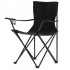 Scaun pliabil camping sau pescuit Sersimo, suport pahar, negru [3]