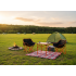Set camping pliabil masa si 2 scaune, cadru otel, material Oxford 600D, 55x47x66 cm, negru [8]