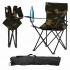 Scaun pliabil camping pescuit cu suport pahar, structura metalica, 50x50x80 cm, maxim 120 kg, camuflaj [2]